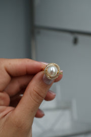 Diamonds and pearls ring