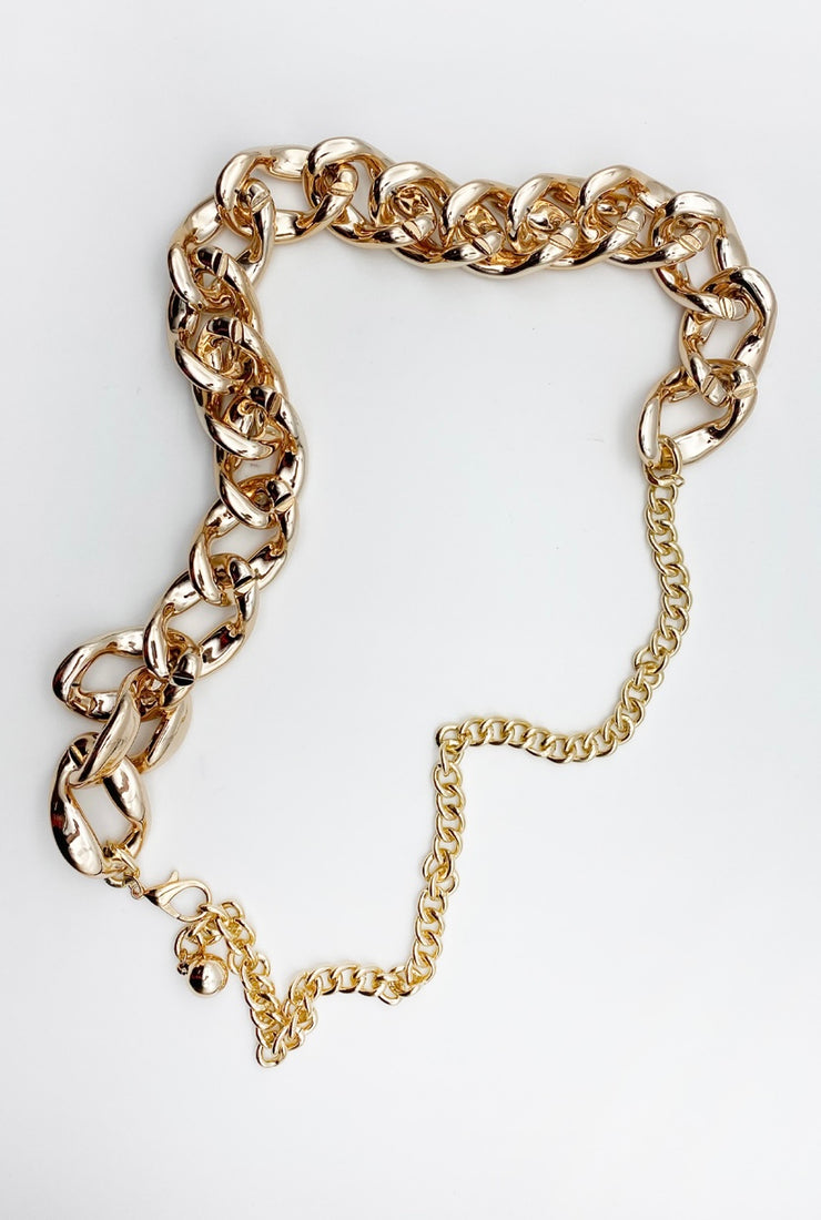 Gold Chain Waist Belt